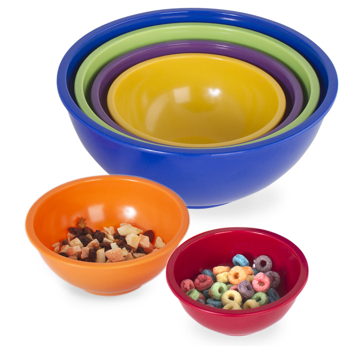 Now Design Dishwasher Safe Nesting Melamine Mixing Bowls Set, 5 pc - Kroger