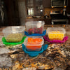 10 Pc Reusable Refrigerator Containers – Microwavable Plastic Lunch Containers