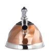 Imperial Home Whistling Tea Kettle Stainless Steel Copper Tea Kettle. 3 Qt Encapsulated Bottom Stylish Modern Design Classic Tea Kettle