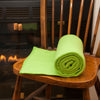 Imperial Home 50 x 60 Inch Soft Cozy Fleece Blanket / Fleece Throw - Lime Green