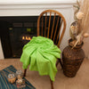 Imperial Home 50 x 60 Inch Soft Cozy Fleece Blanket / Fleece Throw - Lime Green