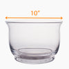 Krosno Handcrafted Glass 10" Serving Bowl - Made in Poland