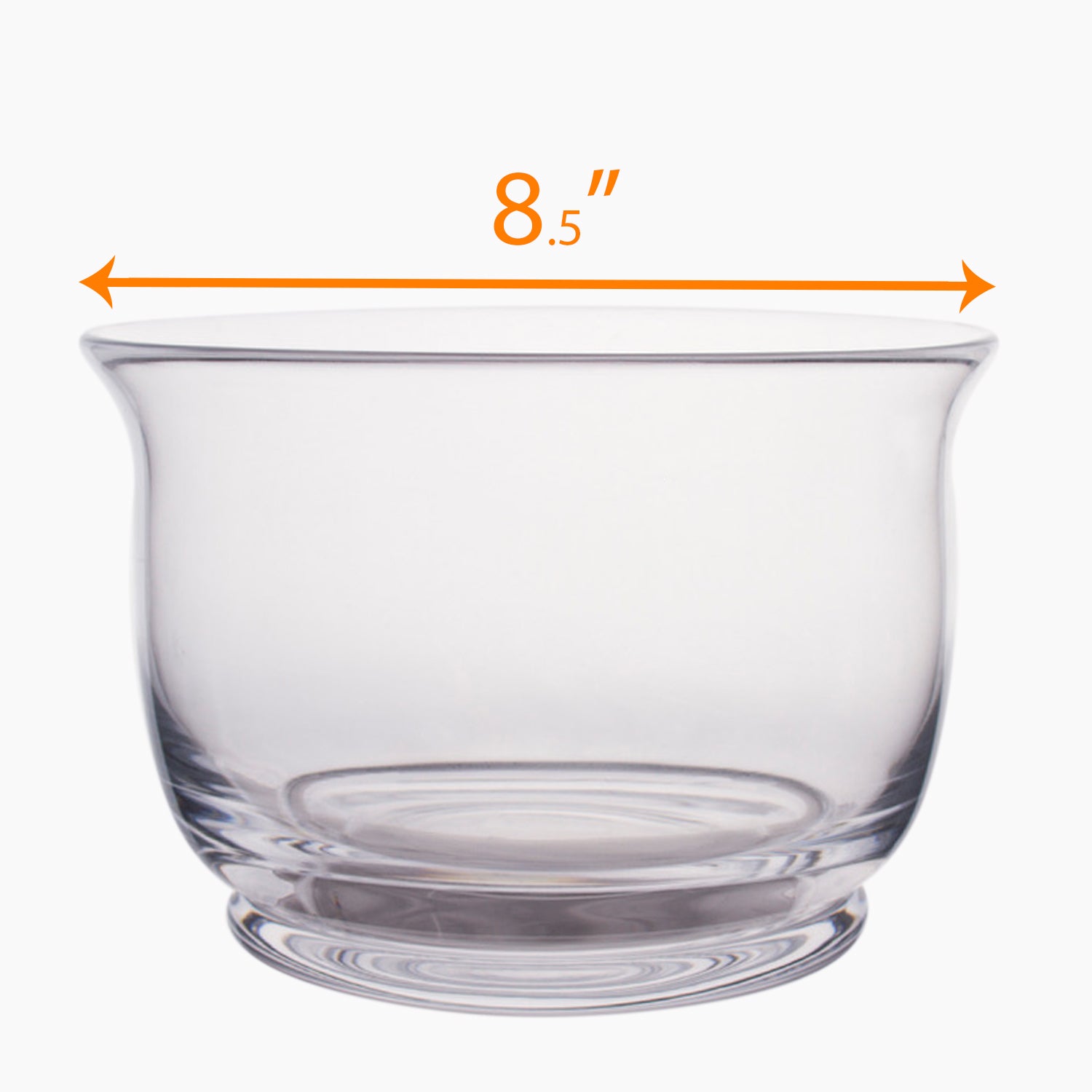 Krosno Handcrafted Glass 10" Serving Bowl - Made in Poland