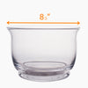 Krosno Handcrafted Glass 10" Serving Bowl - Made in Poland