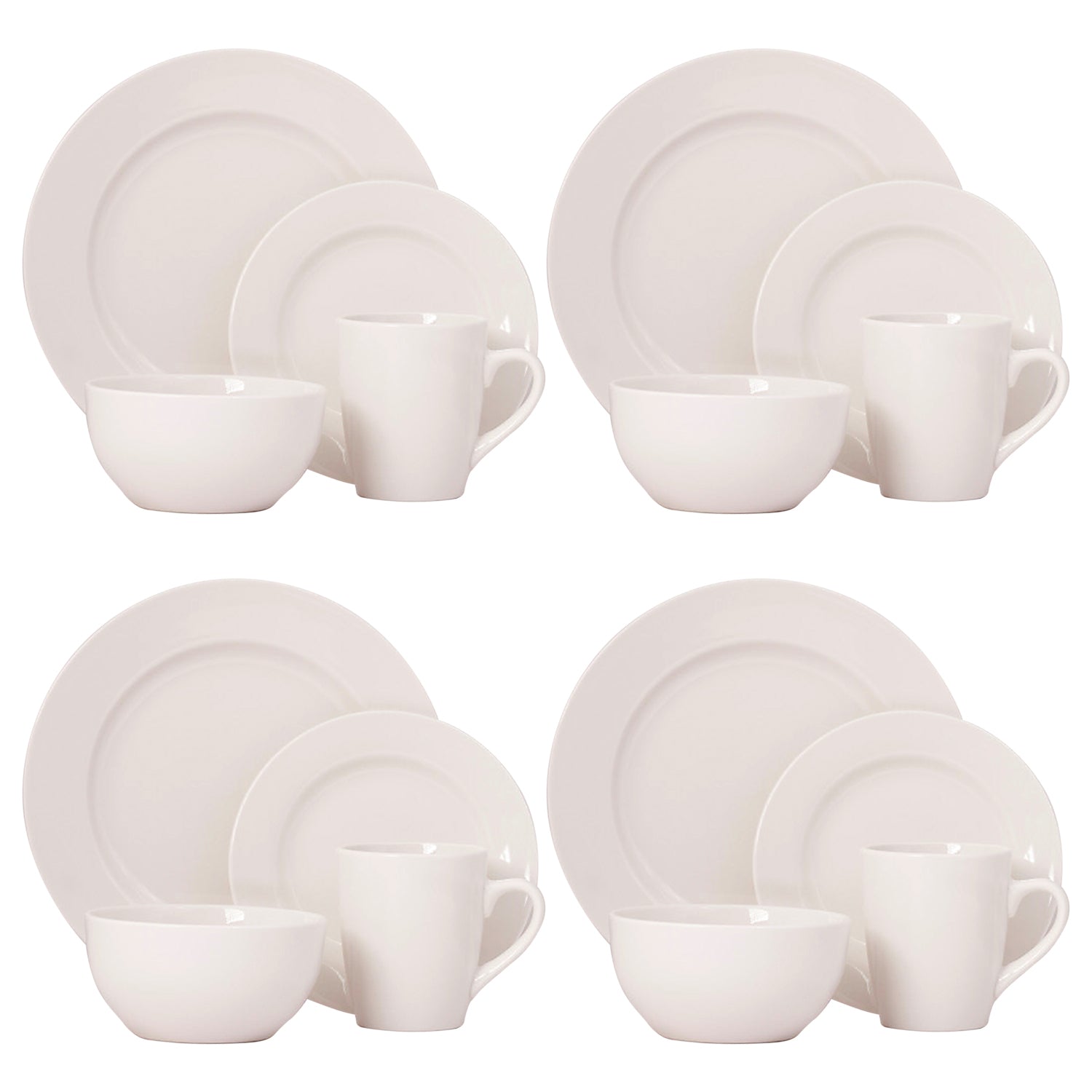 Gibson Elite Gracious Dining Round 16 Piece Dinnerware Set