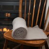 50 x 60 Inch Soft Cozy Fleece Blanket / Fleece Throw - Gray