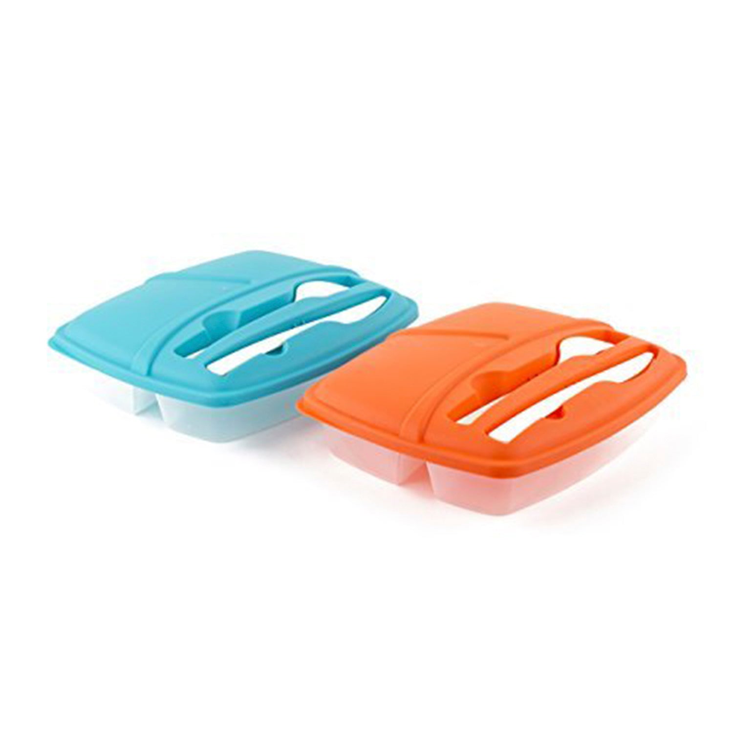 Plastic Bento Lunch Box - Food Storage Containers with Cutlery Set