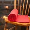 50 x 60 Inch Soft Cozy Fleece Blanket / Fleece Throw - Red