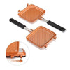 Non-Stick Sandwich Grill Press – Panini Press Grill – Copper Infused Sandwich Pan – Hot Sandwich Press