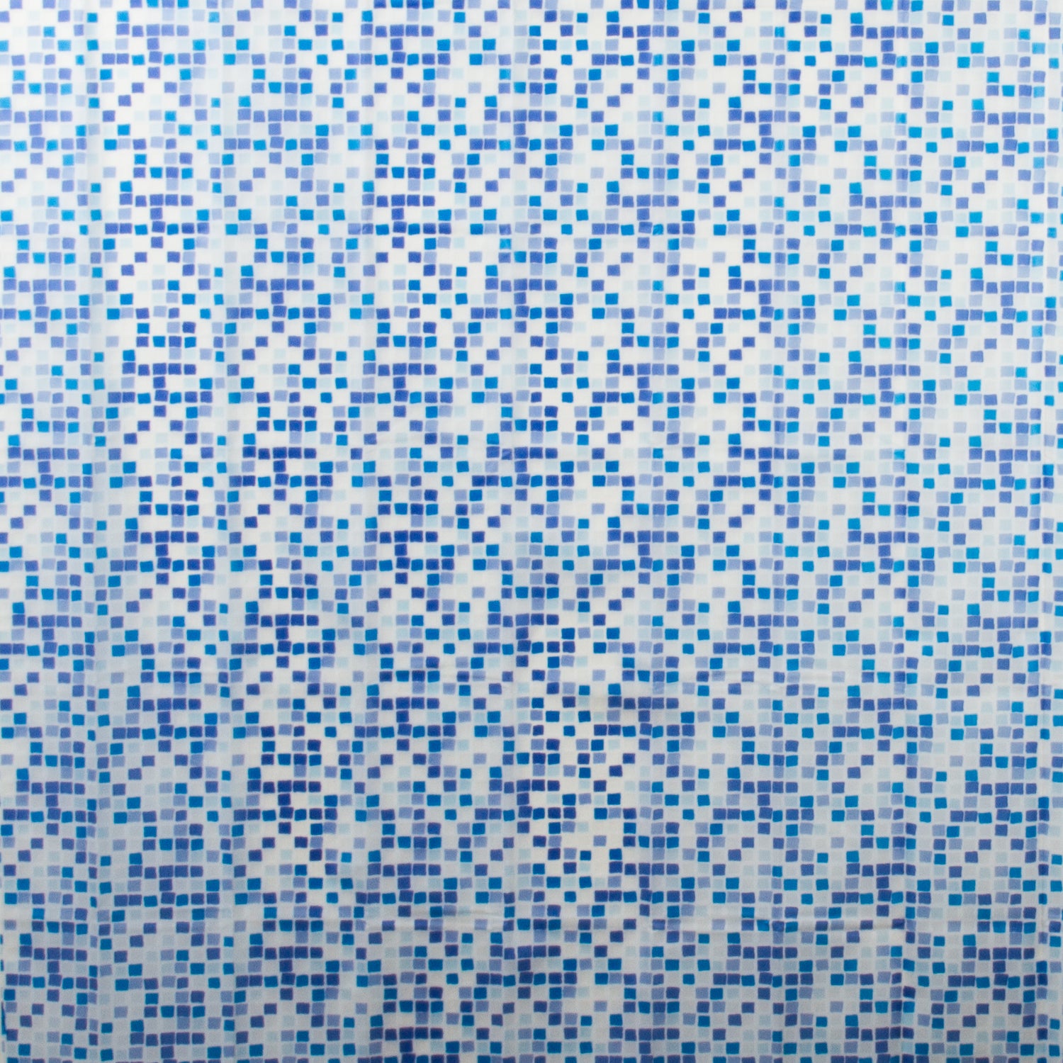 Colorful Long Shower Curtain - Plastic Bathroom Curtains - Blue