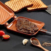 Non-Stick Sandwich Grill Press – Panini Press Grill – Copper Infused Sandwich Pan – Hot Sandwich Press