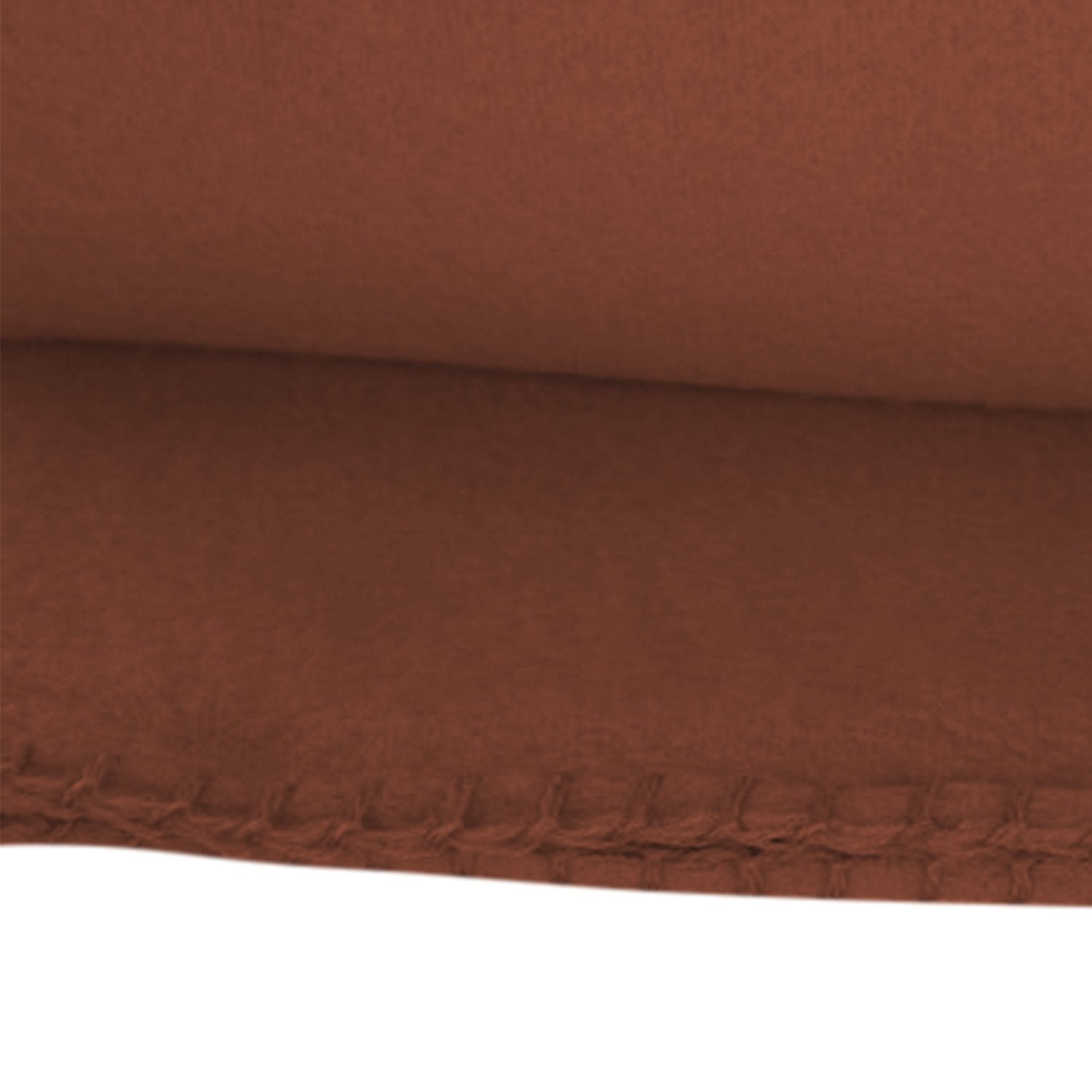 Imperial Home Cozy 50 X 60 Fleece Throw Blanket (Brown)