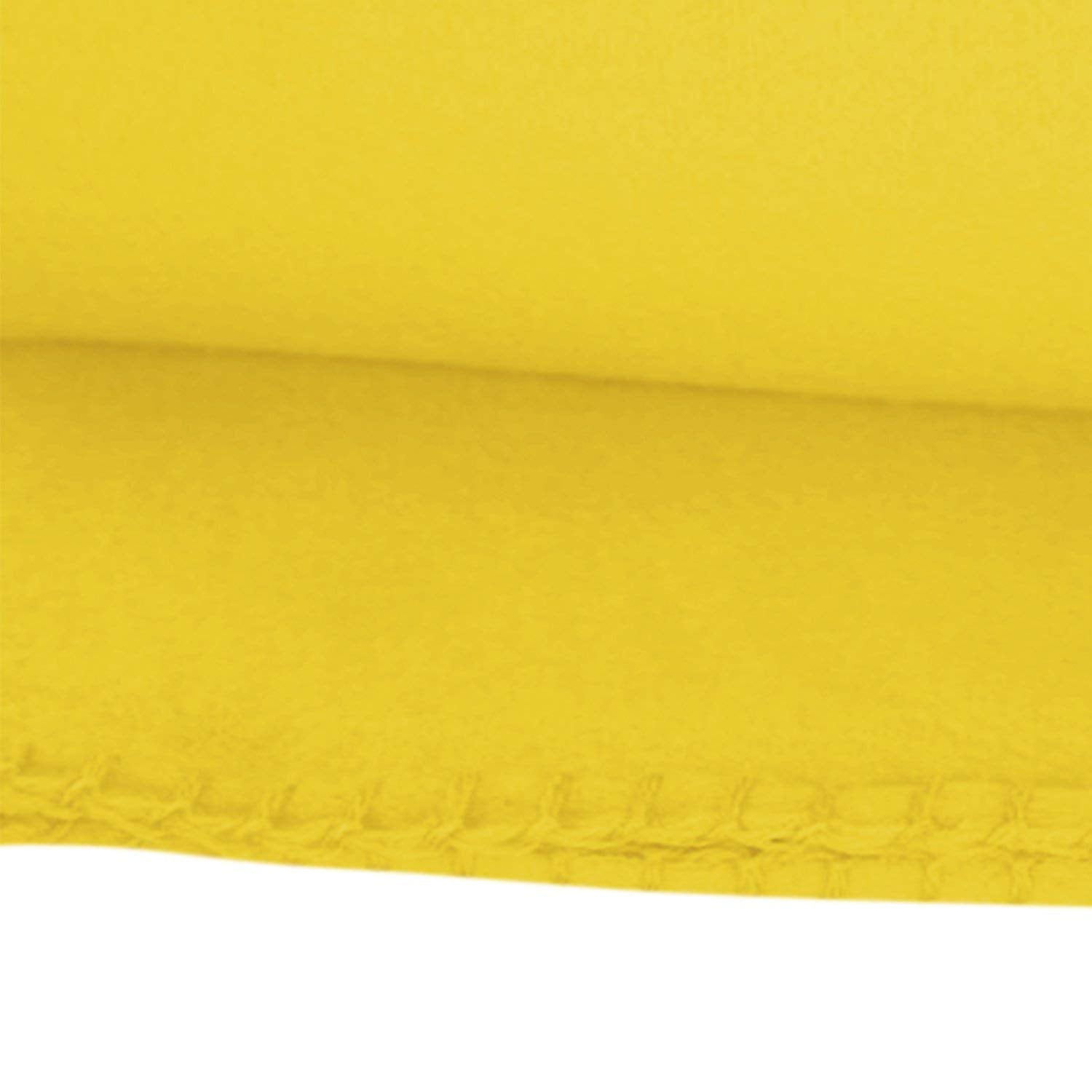 Imperial 50 x 60 Inch Ultra Soft Fleece Throw Blanket - Yellow