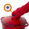 Super Oven Glove Extra Thick Extra Long Heat Resistant Oven Mitt Pot Holder Red