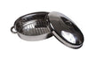 Oval Roaster Pan with Lid – Oven Roaster Pans – Roasting Pan with Lid – Stainless Steel Roasting Pan