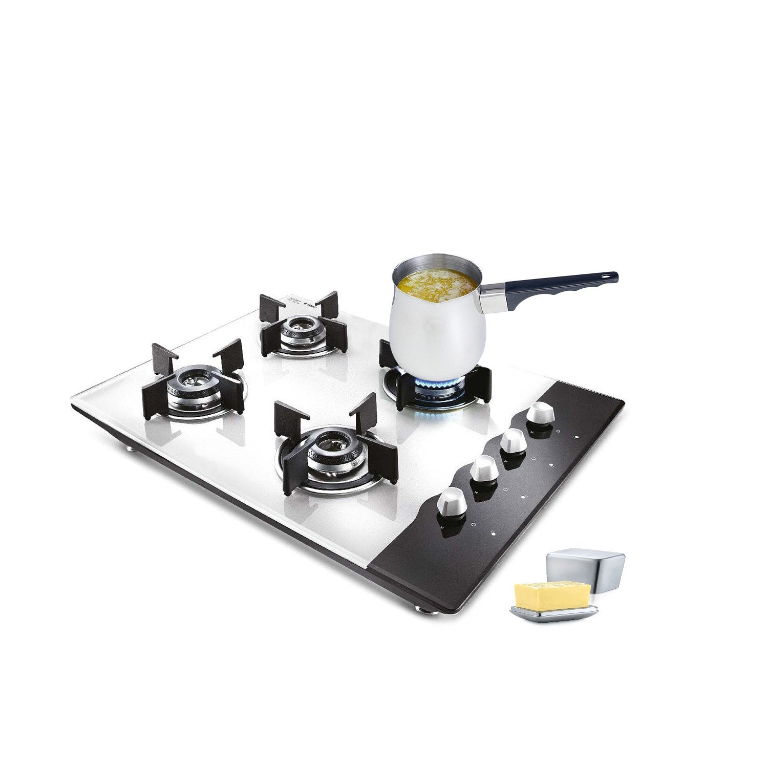 Imperial Home 3 Pc Turkish Coffee Warmer Pot Set, Stainless Steel 6 Oz, 12 oz, 24 oz