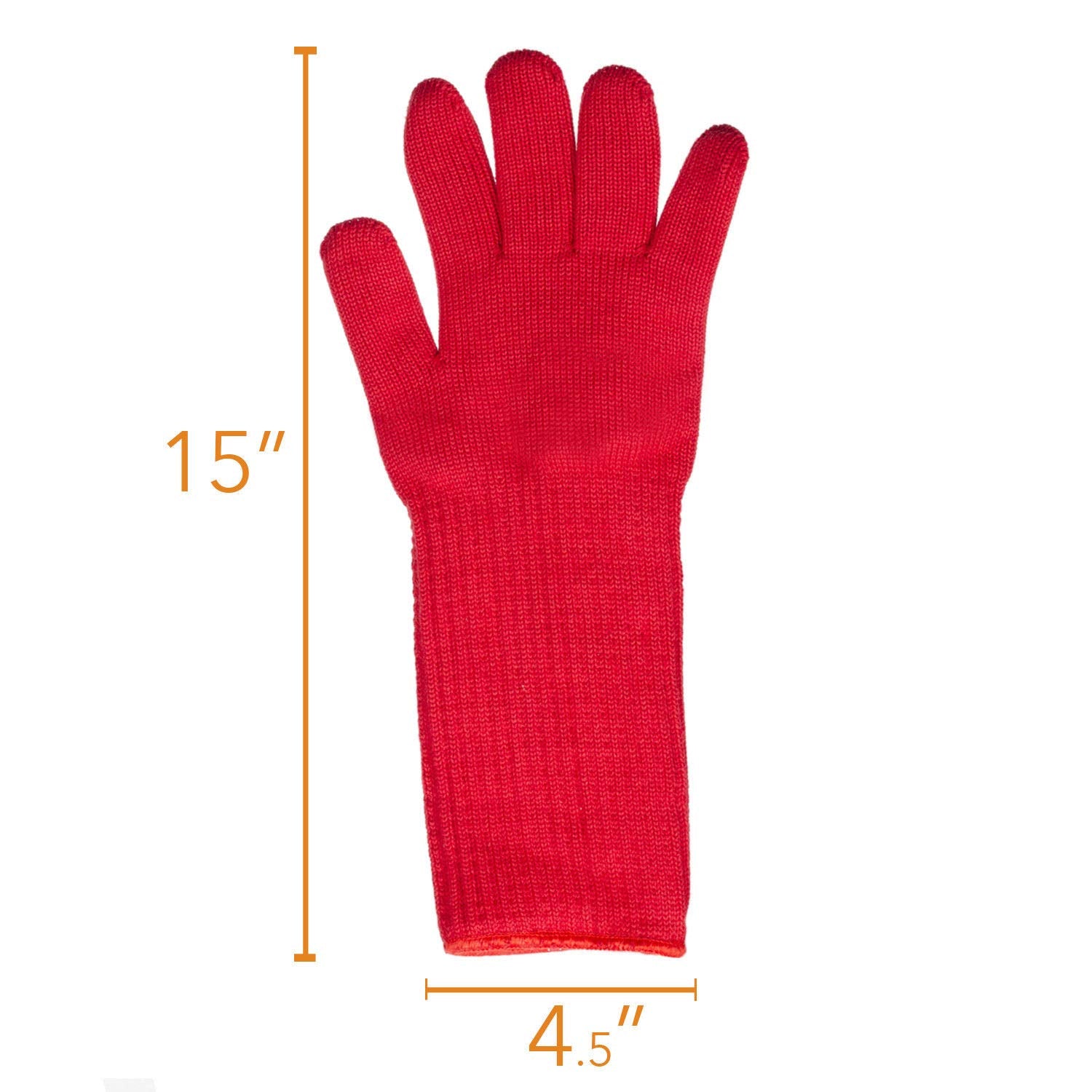Super Oven Glove Extra Thick Extra Long Heat Resistant Oven Mitt Pot Holder Red