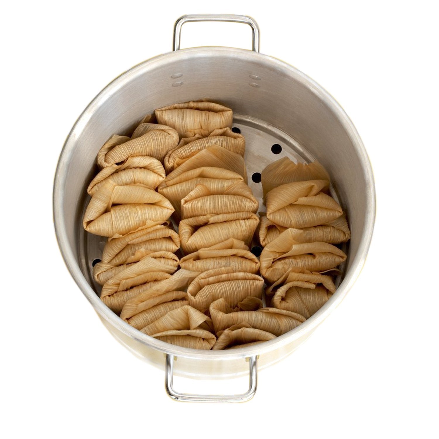 Imperial Home Classic Stainless Steel Steamer Pot, 3 Piece Steaming Stock Pot With Insert & Lid (16 Quart)