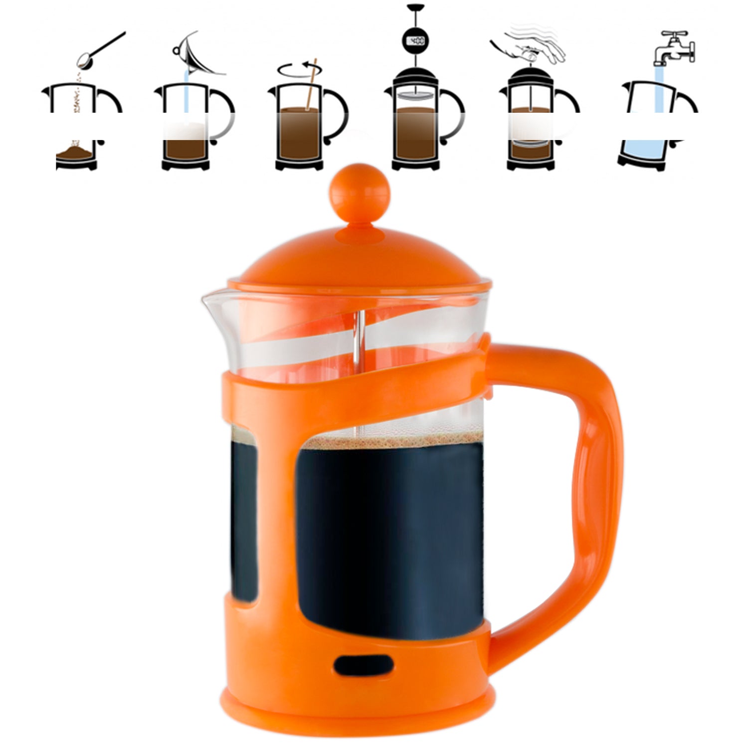 28 Oz.French Press Coffee Tea Maker with Stainless Steel Filter