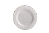 Gibson Studio 114334.12 Mauna 12 Piece Heavy Weight Melamine Dinnerware Set, Ice Rustic