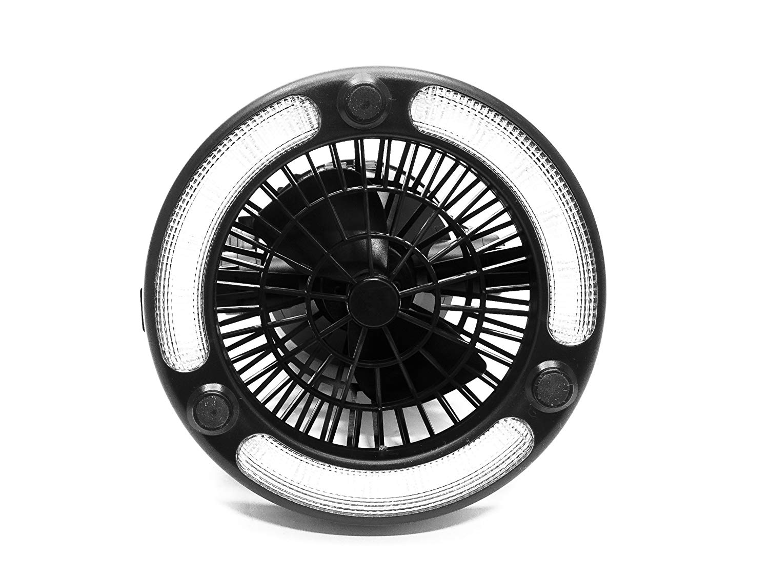 Camping Lantern and Ceiling Fan Combo Set - 18 LED Ceiling Tent Fan W/ LED Light