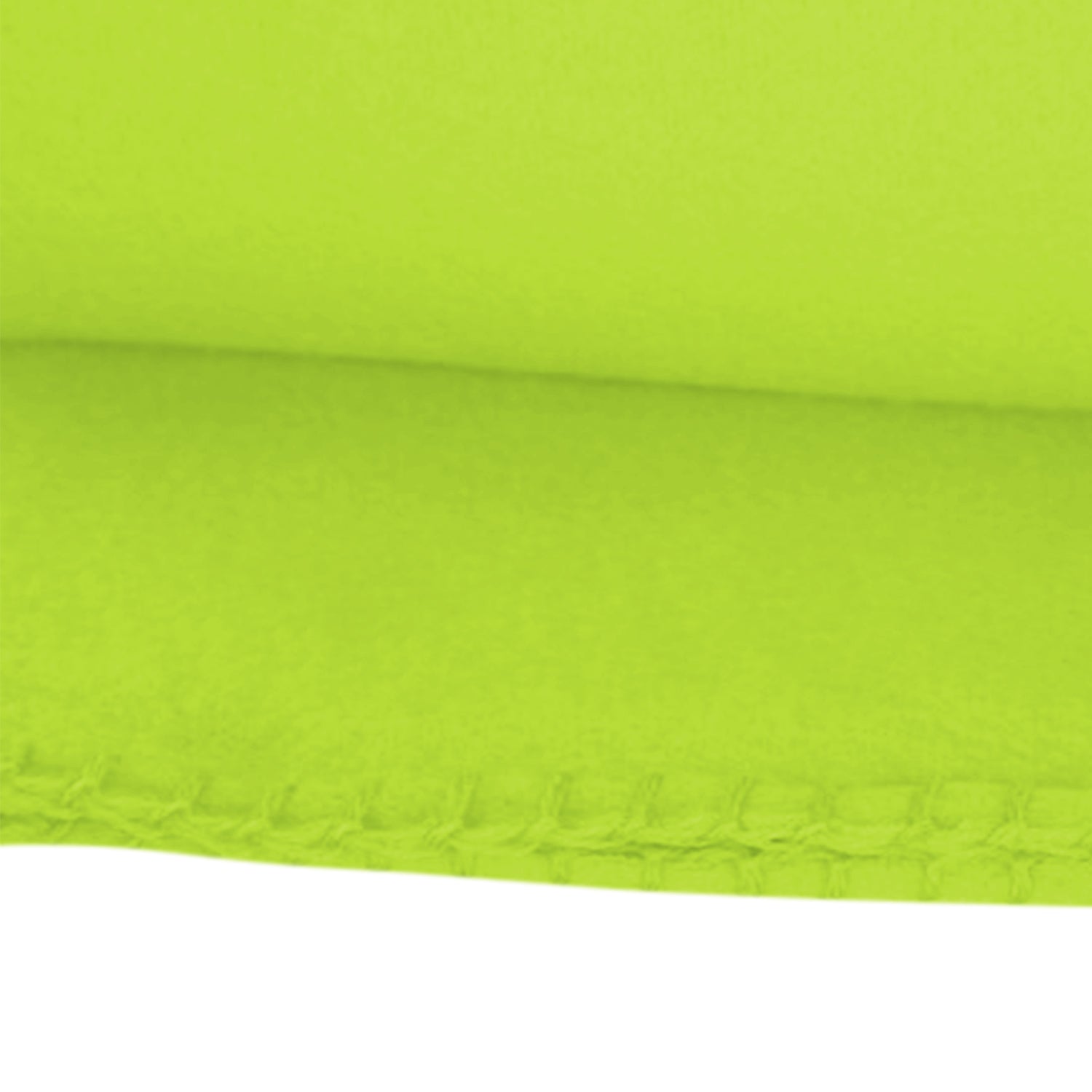 Imperial Home 50 x 60 Inch Soft Cozy Fleece Blanket / Fleece Throw - Lime Green