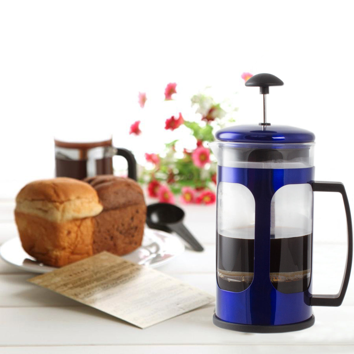 Imperial Home Colorful French Press Coffee & Tea Maker 3 Cup (28
