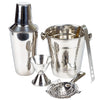 5 Pcs Stainless Steel Cocktail Shaker Bar Set With Ice Bucket, Bar Accessories - Bartending Tools Cocktail Maker