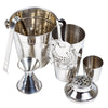 5 Pcs Stainless Steel Cocktail Shaker Bar Set With Ice Bucket, Bar Accessories - Bartending Tools Cocktail Maker