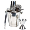 5 Pcs Stainless Steel Cocktail Shaker Bar Set With Ice Bucket, Bar Accessories - Bartending Tools Cocktail Maker