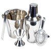 5 Pcs Stainless Steel Cocktail Shaker Bar Set With Ice Bucket, Bar Accessories - Bartending Tools Cocktail Maker