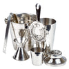 5 Pcs Stainless Steel Cocktail Shaker Bar Set With Ice Bucket, Bar Accessories - Bartending Tools Cocktail Maker