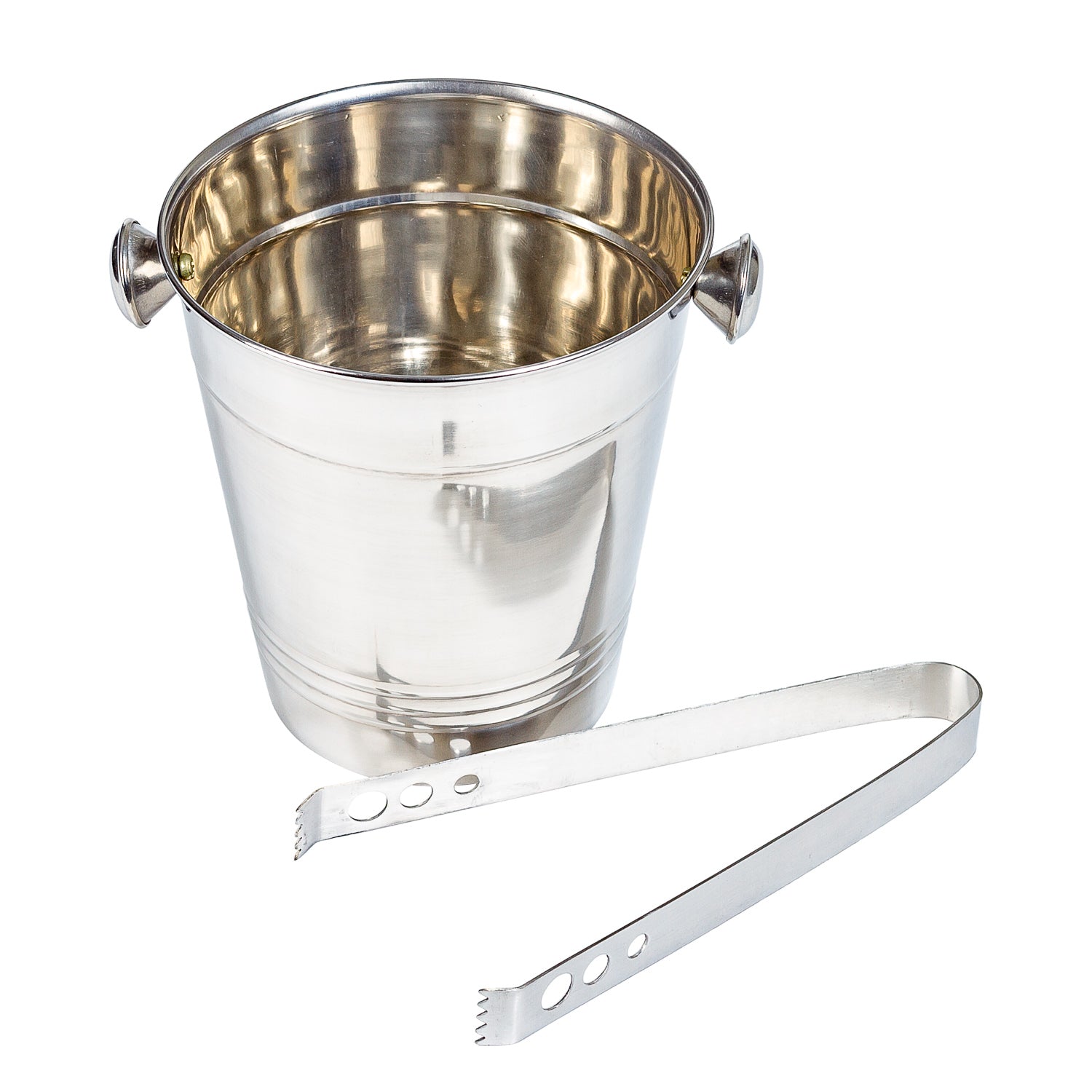 5 Pcs Stainless Steel Cocktail Shaker Bar Set With Ice Bucket, Bar Accessories - Bartending Tools Cocktail Maker