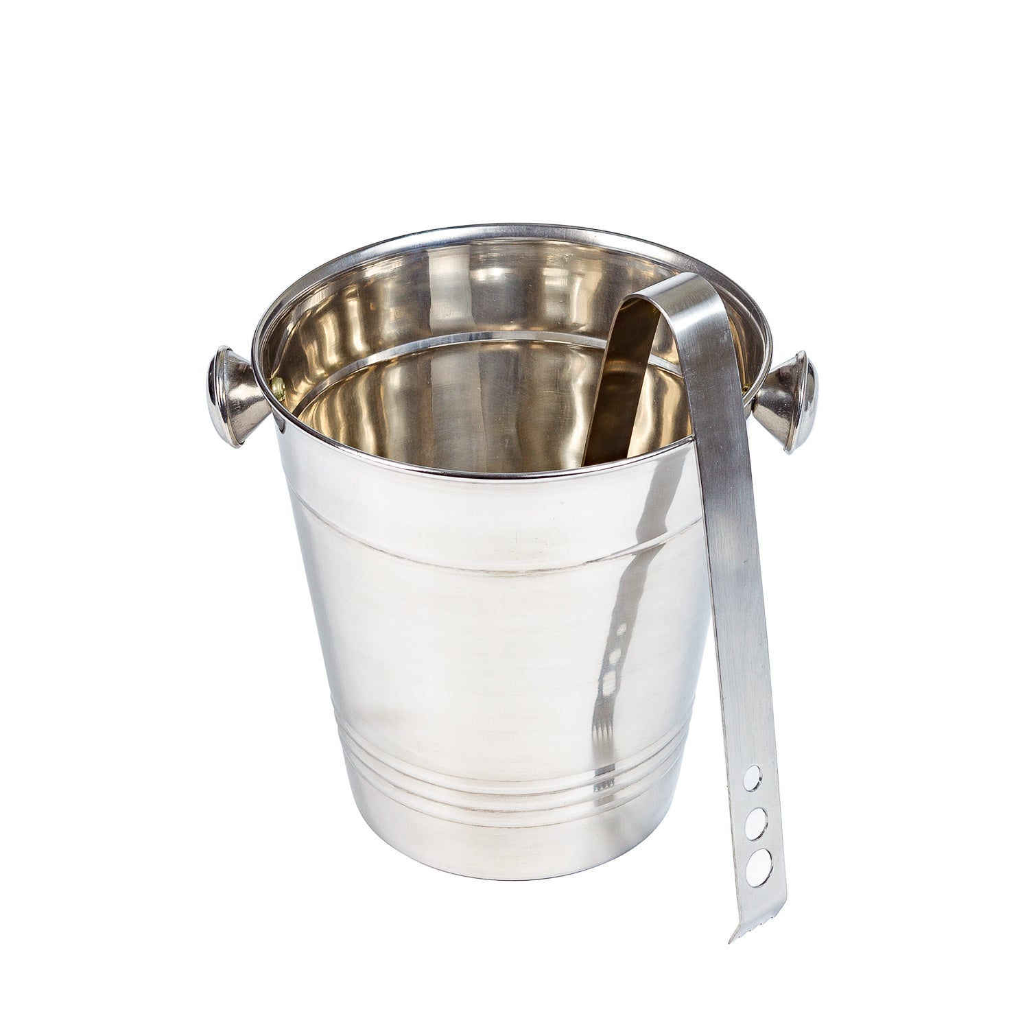 5 Pcs Stainless Steel Cocktail Shaker Bar Set With Ice Bucket, Bar Accessories - Bartending Tools Cocktail Maker