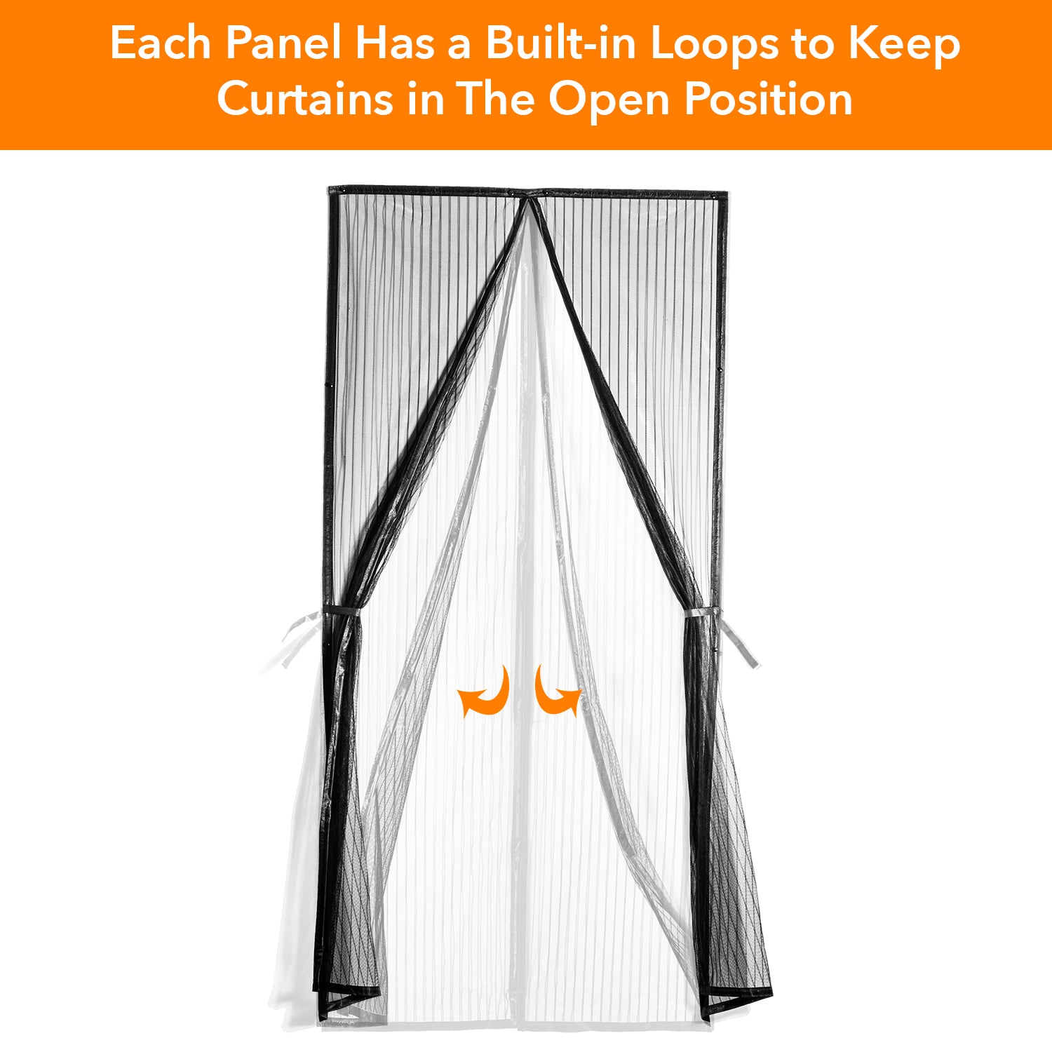 Improved Magic Screen Hands Free Magnetic Door Stronger Magnet & Heavy Duty Mesh