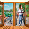 Improved Magic Screen Hands Free Magnetic Door Stronger Magnet & Heavy Duty Mesh