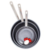 Healthy Marble Non Stick Frying Pan Set, 3 Pcs, Black