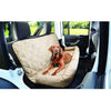 Quilted Comfy Dog Car Seat Covers - Light Brown Car Seat Cover for Dogs