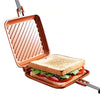 Non-Stick Sandwich Grill Press – Panini Press Grill – Copper Infused Sandwich Pan – Hot Sandwich Press