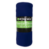 Imperial Home 50 x 60 Inch Soft Cozy Fleece Blanket / Fleece Throw - Navy Blue