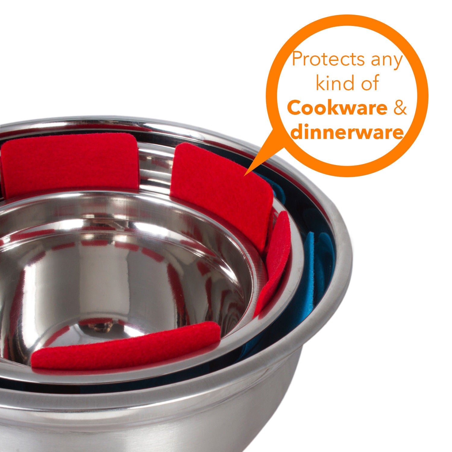 9 Pack Non Woven 15" Large Pot Pan Protectors