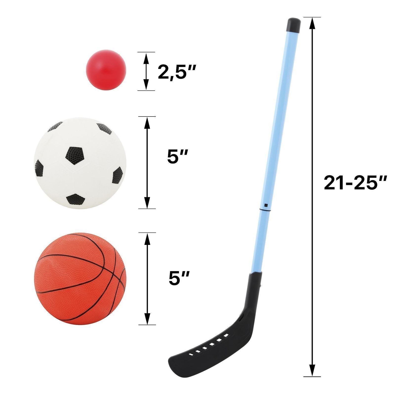 3 in 1 Arcade Kids Game Center - Basketball Soccer & Hockey Kid Sport Game Set
