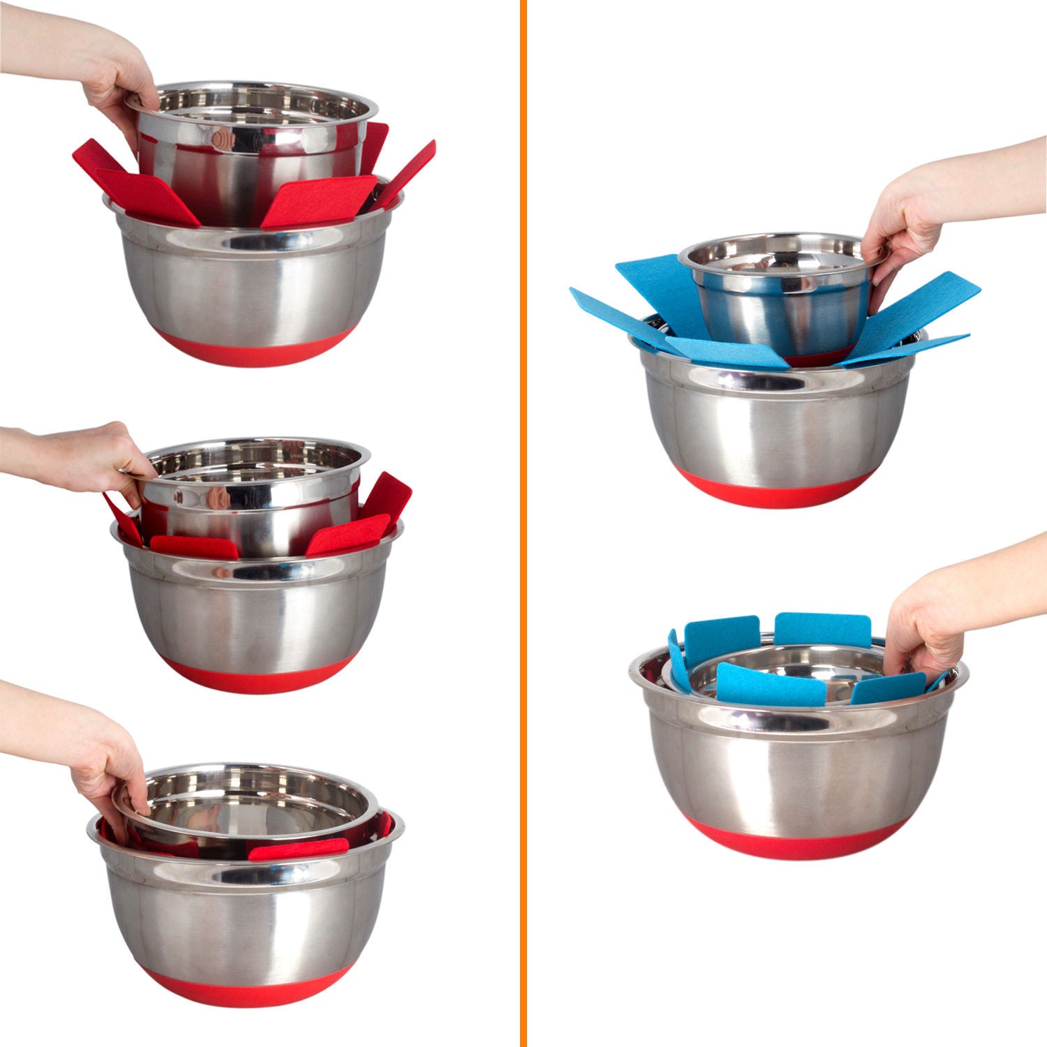 9 Pack Non Woven 15" Large Pot Pan Protectors