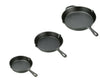 Cast Iron Pans 3 Set – 6”, 8”, 10” Cast-Iron Pans – 3 Pc Cast Iron Fry Pan Set