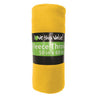 12 Pack of Imperial Home 50 x 60 Inch Ultra Soft Fleece Throw Blanket - Yellow