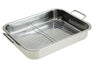 Roasting Pan - Heavy Duty Stainless Steel 16" Lasagna Turkey Roaster Pan W/ Rack