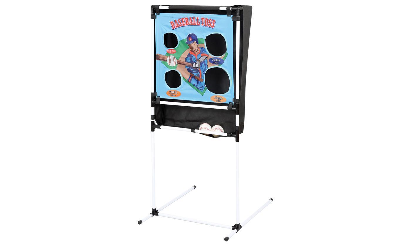 Baseball Toss Game with Sturdy Frame - Throw Ball Toss Game into 4 Targets