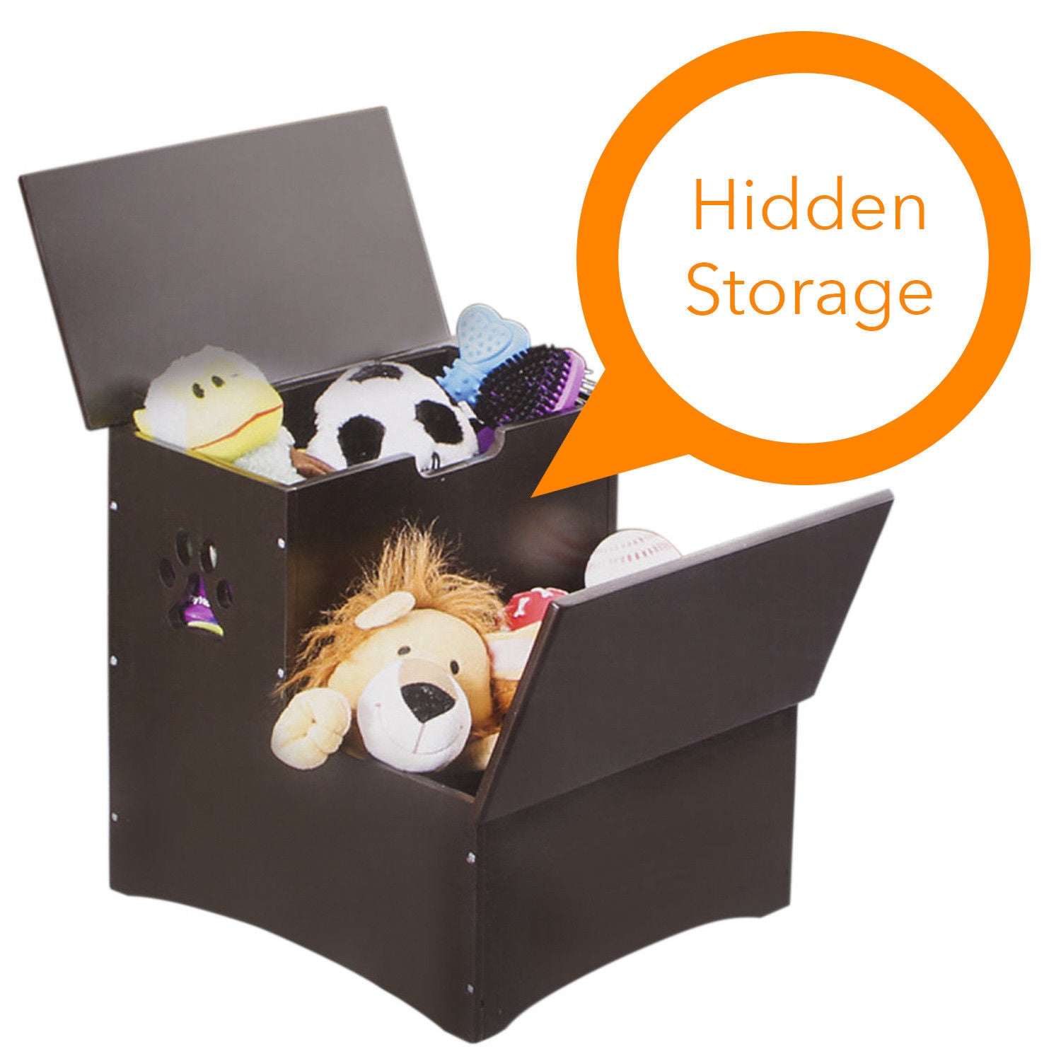 Wooden Pet Dog Steps With Storage - Wood Pet Step With Storage