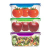 3 Pack Clip Lock Plastic Rectangle Storage Box - Airtight Large Food Containers