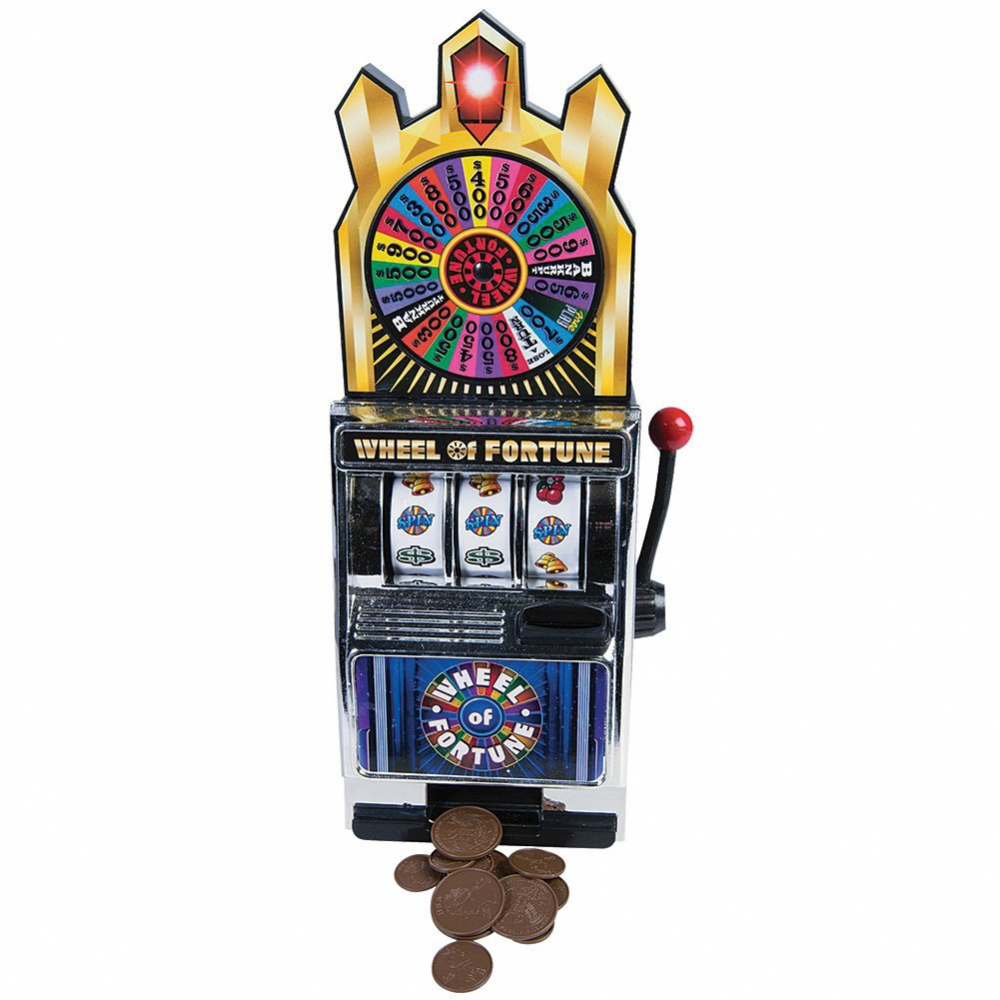 Miniature Wheel Of Fortune Slot Machine Bank - Money Bank Mini Slot Ma –  Icydeals